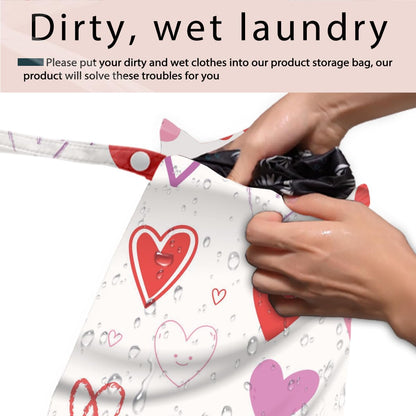Swimsuit Bag Wet Bags for Travel Reusable Waterproof Bags Bow Wet Bag for Swimsuit Towels Beach Gym 10.2×12.6 Inches