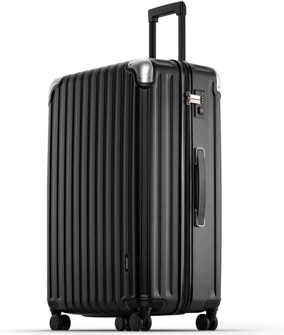 Grace Hard Shell Carry on Luggage with Front Compartment, 20 Inch Expandable Suitcases with Wheels, Lightweight Carry-on Suitcase for Airplane, Tsa Lock, Black