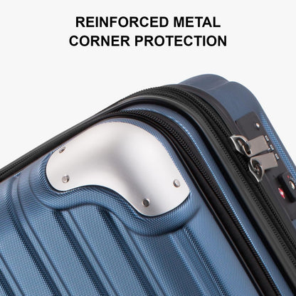Grace Hard Shell Carry on Luggage with Front Compartment, 20 Inch Expandable Suitcases with Wheels, Lightweight Carry-on Suitcase for Airplane, Tsa Lock, Black