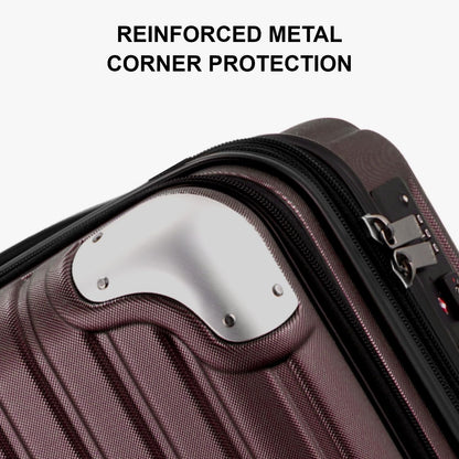 Grace Hard Shell Carry on Luggage with Front Compartment, 20 Inch Expandable Suitcases with Wheels, Lightweight Carry-on Suitcase for Airplane, Tsa Lock, Black