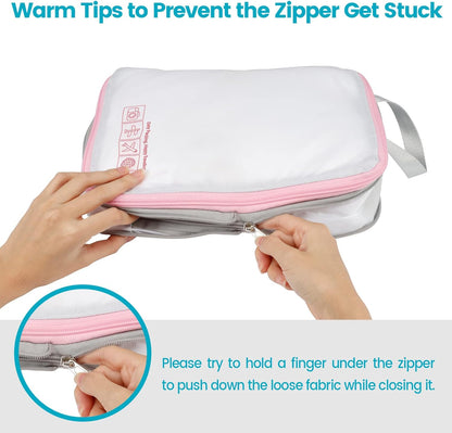 Compression Packing Cubes for Travel Women - Lightweight Luggage Organizers Bag Packing Cubes for Carry on Suitcases