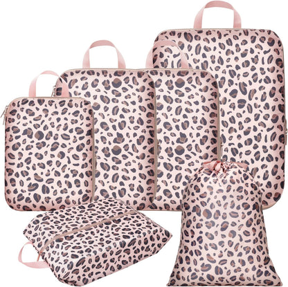 Compression Packing Cubes for Travel Women - Lightweight Luggage Organizers Bag Packing Cubes for Carry on Suitcases