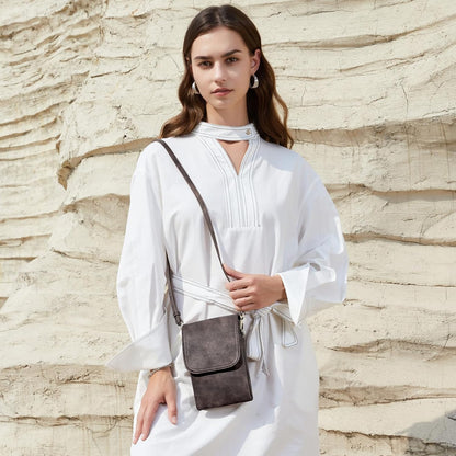 Vegan Leather Crossbody Bags for Women Designer Cell Phone Bag Wallet Purses Adjustable Strap