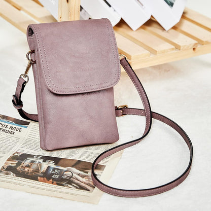 Vegan Leather Crossbody Bags for Women Designer Cell Phone Bag Wallet Purses Adjustable Strap