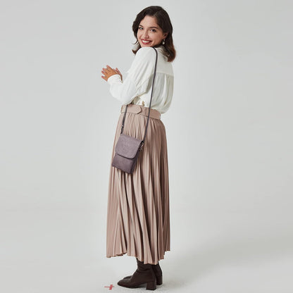 Vegan Leather Crossbody Bags for Women Designer Cell Phone Bag Wallet Purses Adjustable Strap
