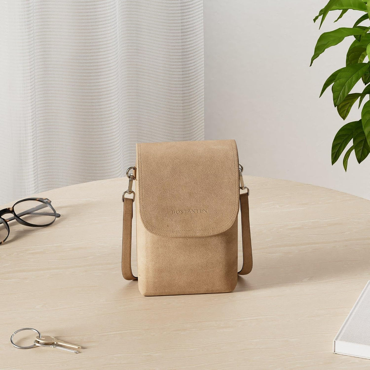 Vegan Leather Crossbody Bags for Women Designer Cell Phone Bag Wallet Purses Adjustable Strap