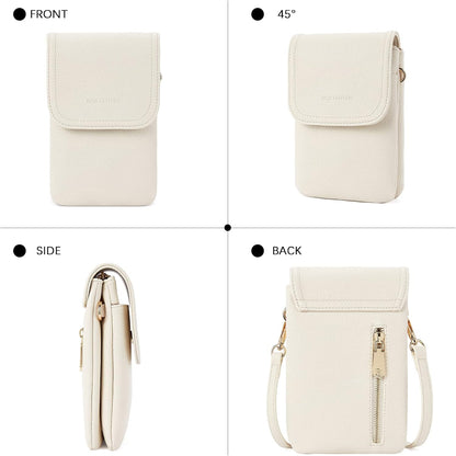 Vegan Leather Crossbody Bags for Women Designer Cell Phone Bag Wallet Purses Adjustable Strap