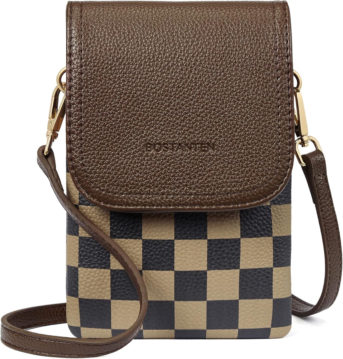 Vegan Leather Crossbody Bags for Women Designer Cell Phone Bag Wallet Purses Adjustable Strap