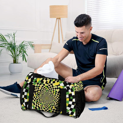 Lightweight Foldable Travel Duffel Bag Carry On Overnight Weekender Tote Bag for Women Yoga Gym