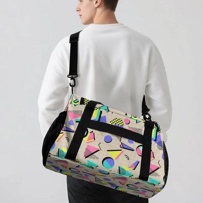 Lightweight Foldable Travel Duffel Bag Carry On Overnight Weekender Tote Bag for Women Yoga Gym