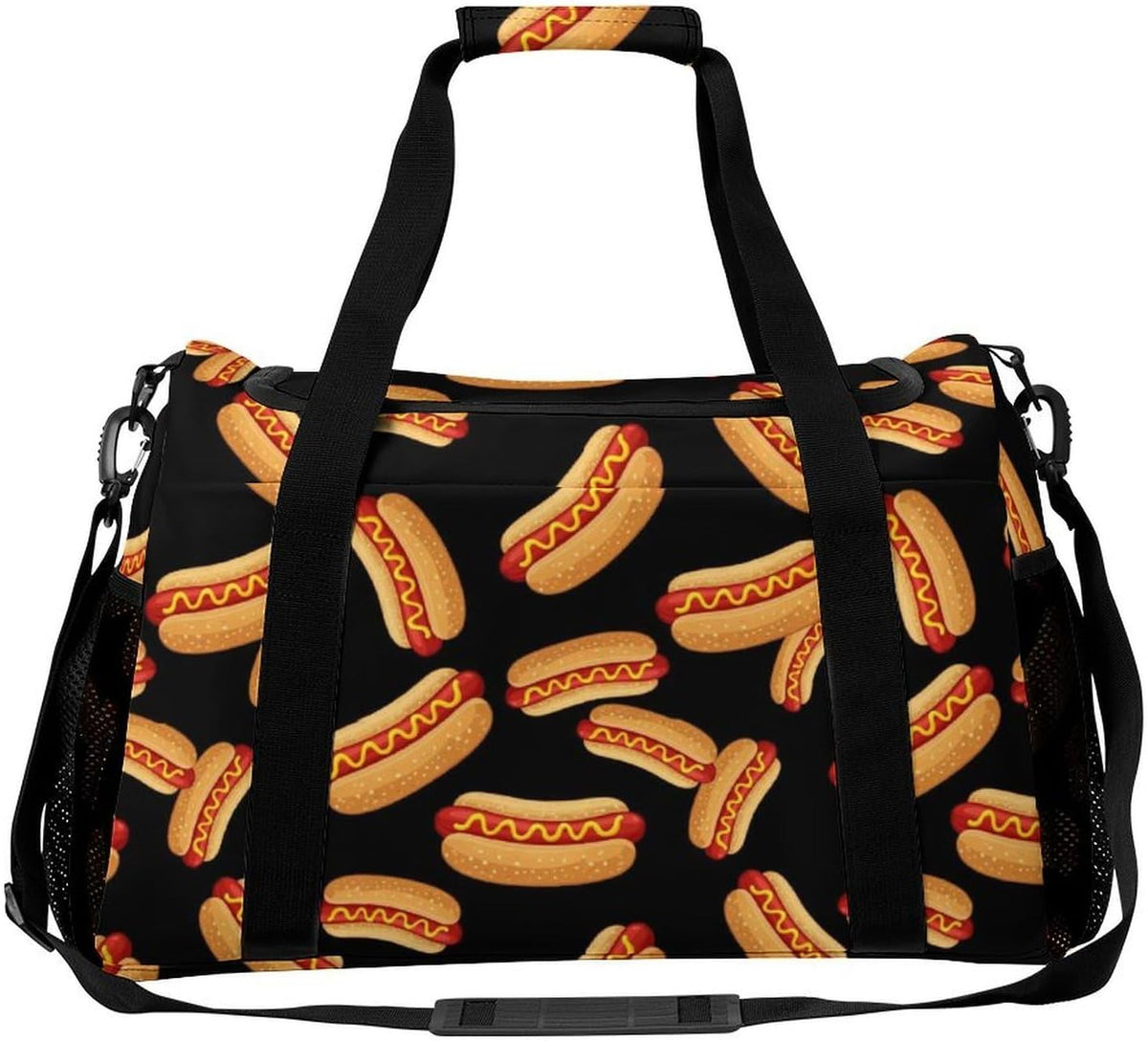 Lightweight Foldable Travel Duffel Bag Carry On Overnight Weekender Tote Bag for Women Yoga Gym