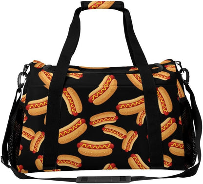 Lightweight Foldable Travel Duffel Bag Carry On Overnight Weekender Tote Bag for Women Yoga Gym