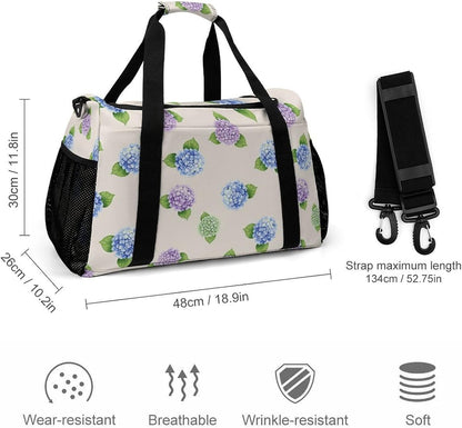 Lightweight Foldable Travel Duffel Bag Carry On Overnight Weekender Tote Bag for Women Yoga Gym