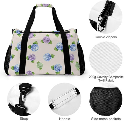 Lightweight Foldable Travel Duffel Bag Carry On Overnight Weekender Tote Bag for Women Yoga Gym
