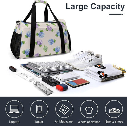 Lightweight Foldable Travel Duffel Bag Carry On Overnight Weekender Tote Bag for Women Yoga Gym