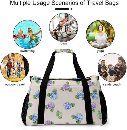 Lightweight Foldable Travel Duffel Bag Carry On Overnight Weekender Tote Bag for Women Yoga Gym