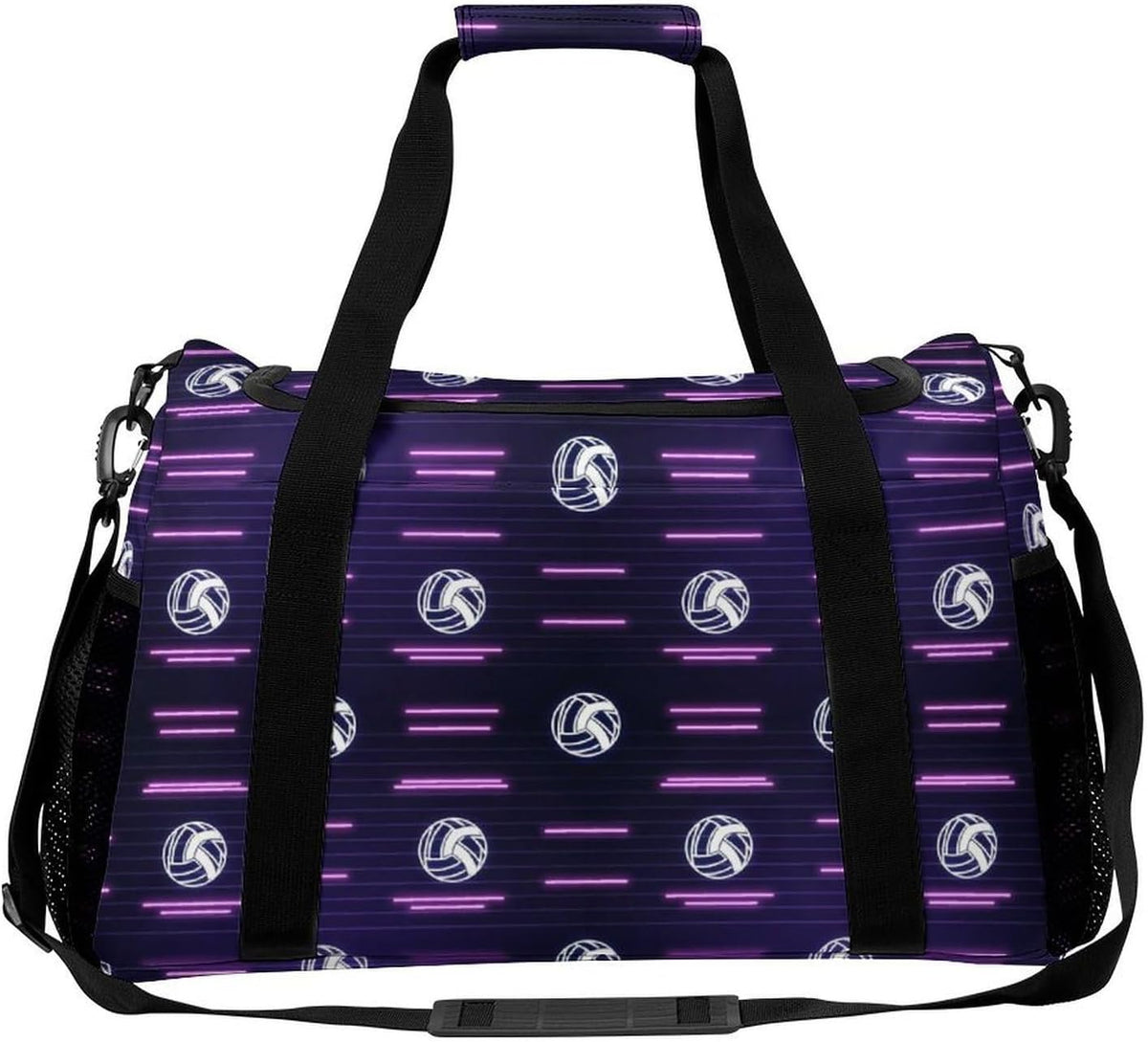 Lightweight Foldable Travel Duffel Bag Carry On Overnight Weekender Tote Bag for Women Yoga Gym
