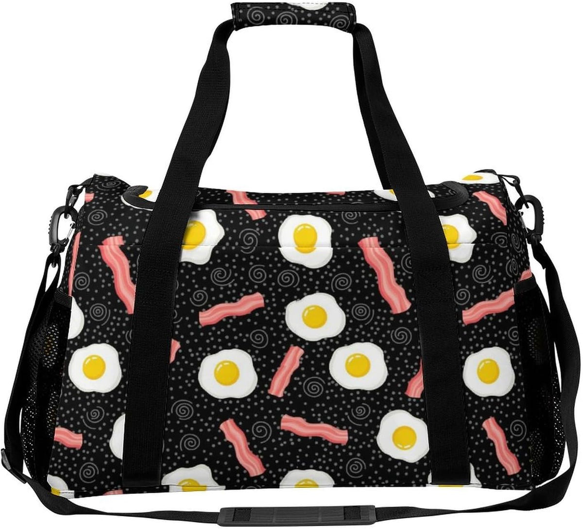 Lightweight Foldable Travel Duffel Bag Carry On Overnight Weekender Tote Bag for Women Yoga Gym