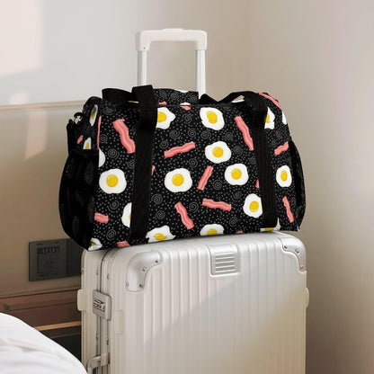 Lightweight Foldable Travel Duffel Bag Carry On Overnight Weekender Tote Bag for Women Yoga Gym