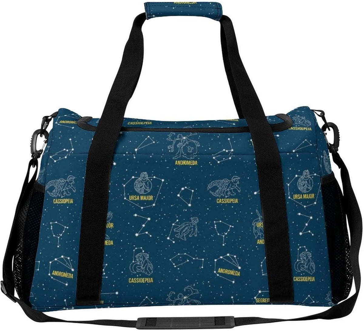 Lightweight Foldable Travel Duffel Bag Carry On Overnight Weekender Tote Bag for Women Yoga Gym