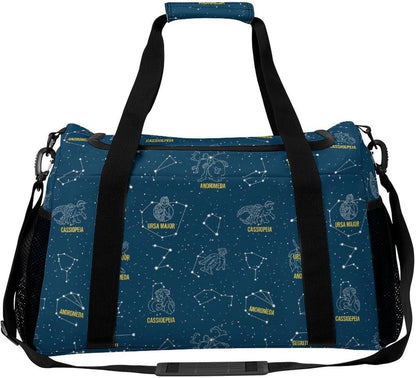 Lightweight Foldable Travel Duffel Bag Carry On Overnight Weekender Tote Bag for Women Yoga Gym