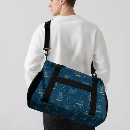 Lightweight Foldable Travel Duffel Bag Carry On Overnight Weekender Tote Bag for Women Yoga Gym