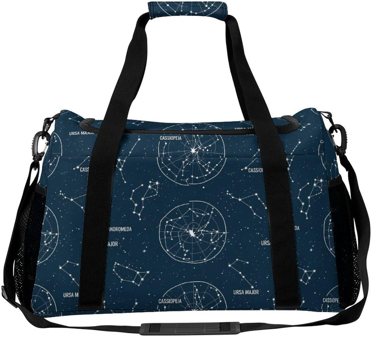 Lightweight Foldable Travel Duffel Bag Carry On Overnight Weekender Tote Bag for Women Yoga Gym