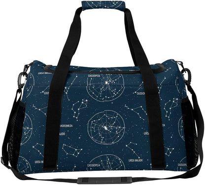 Lightweight Foldable Travel Duffel Bag Carry On Overnight Weekender Tote Bag for Women Yoga Gym