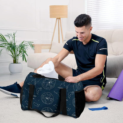 Lightweight Foldable Travel Duffel Bag Carry On Overnight Weekender Tote Bag for Women Yoga Gym