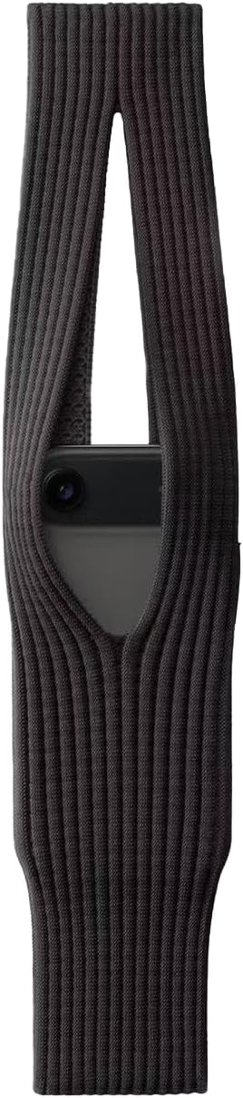 3D Knitted Phone Pocket,Premium Crossbody Purse Bag,Phone Pouch Sleeves Carring Styles-Short-White