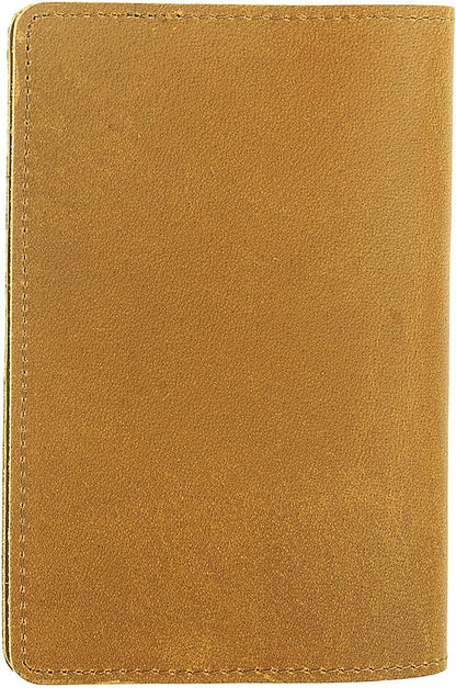 RFID Blocking Passport Holder Travel Wallet (Brown)
