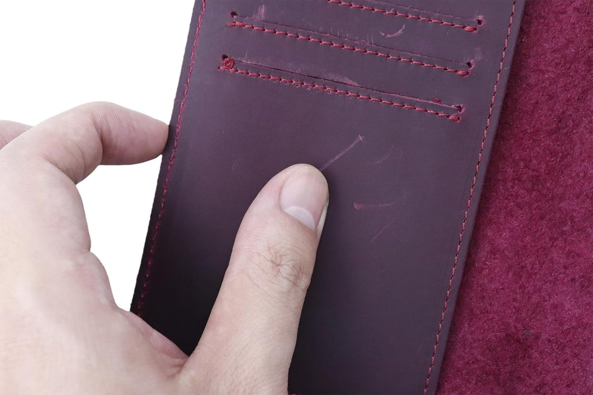 RFID Blocking Passport Holder Travel Wallet (Brown)