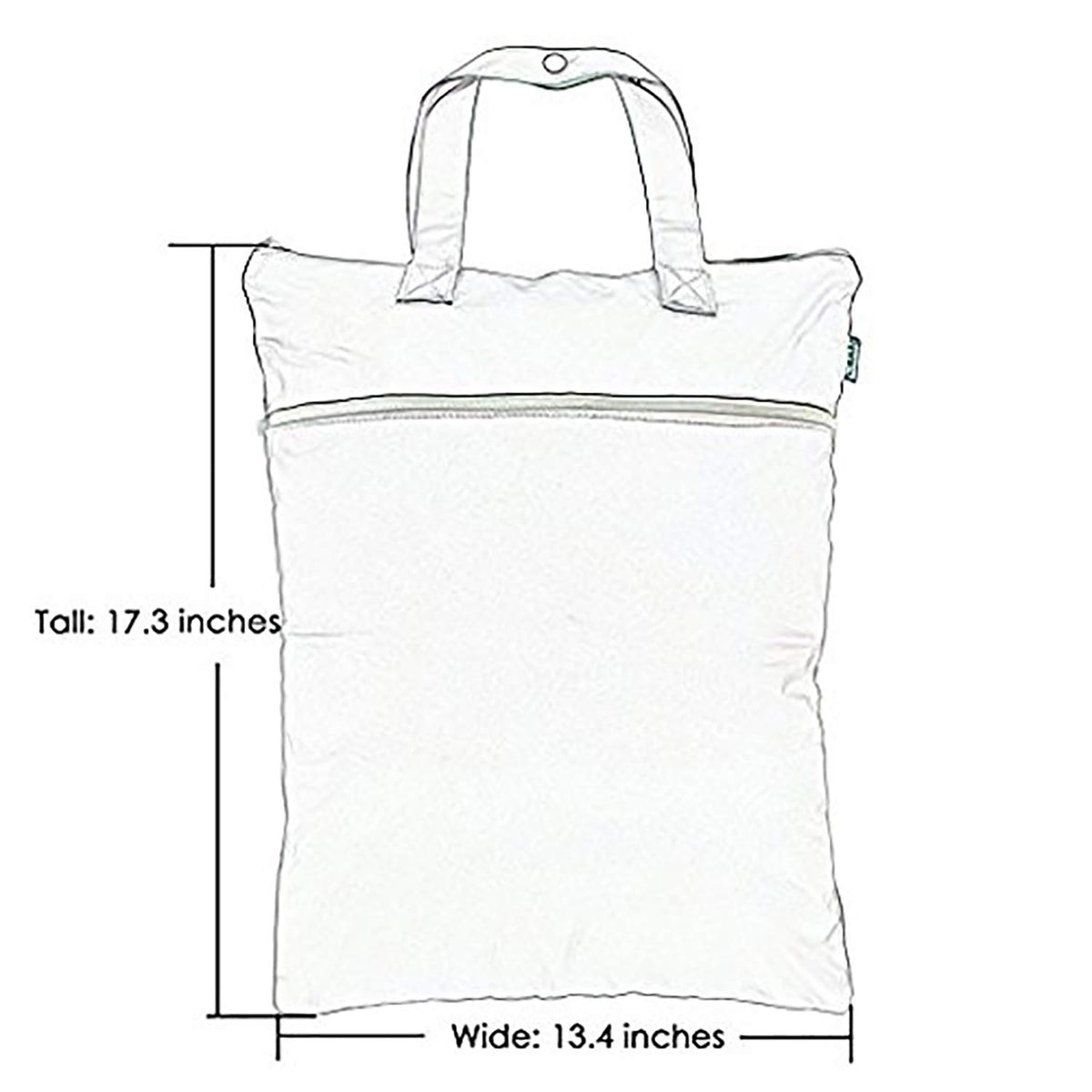 Travel Hanging Wet Dry Bag Organizer (24.7 x 18 inches) with Two Compartments for Cloth Diaper, Laundry, Swimsuits and More, Easy to Hang Everywhere(L, Black Arrow)