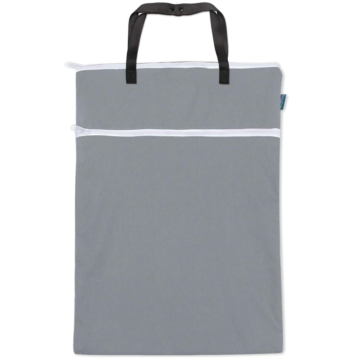 Travel Hanging Wet Dry Bag Organizer (24.7 x 18 inches) with Two Compartments for Cloth Diaper, Laundry, Swimsuits and More, Easy to Hang Everywhere(L, Black Arrow)