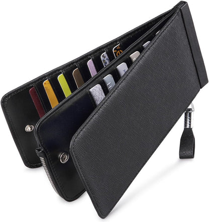 RFID Wallet Women Large Size Bifold Multi Card Wallet Case with Zipper Pocke Credit Card Holder for Women | Credit Card Holder