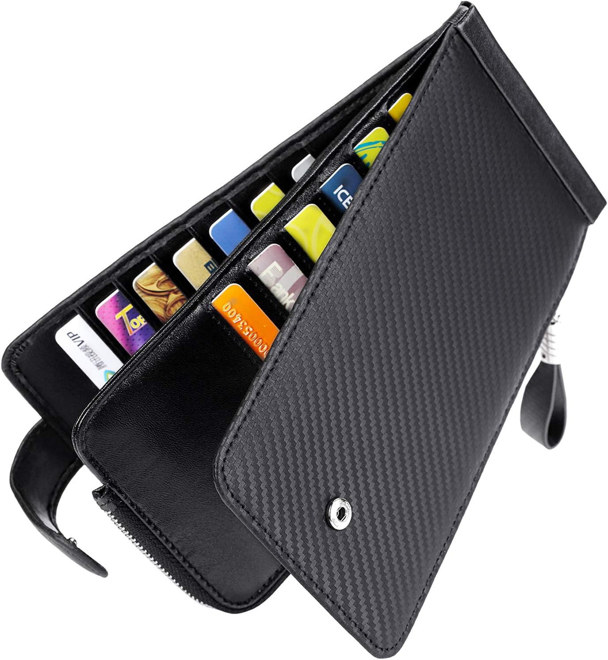 RFID Wallet Women Large Size Bifold Multi Card Wallet Case with Zipper Pocke Credit Card Holder for Women | Credit Card Holder