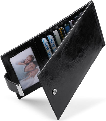 RFID Wallet Women Large Size Bifold Multi Card Wallet Case with Zipper Pocke Credit Card Holder for Women | Credit Card Holder