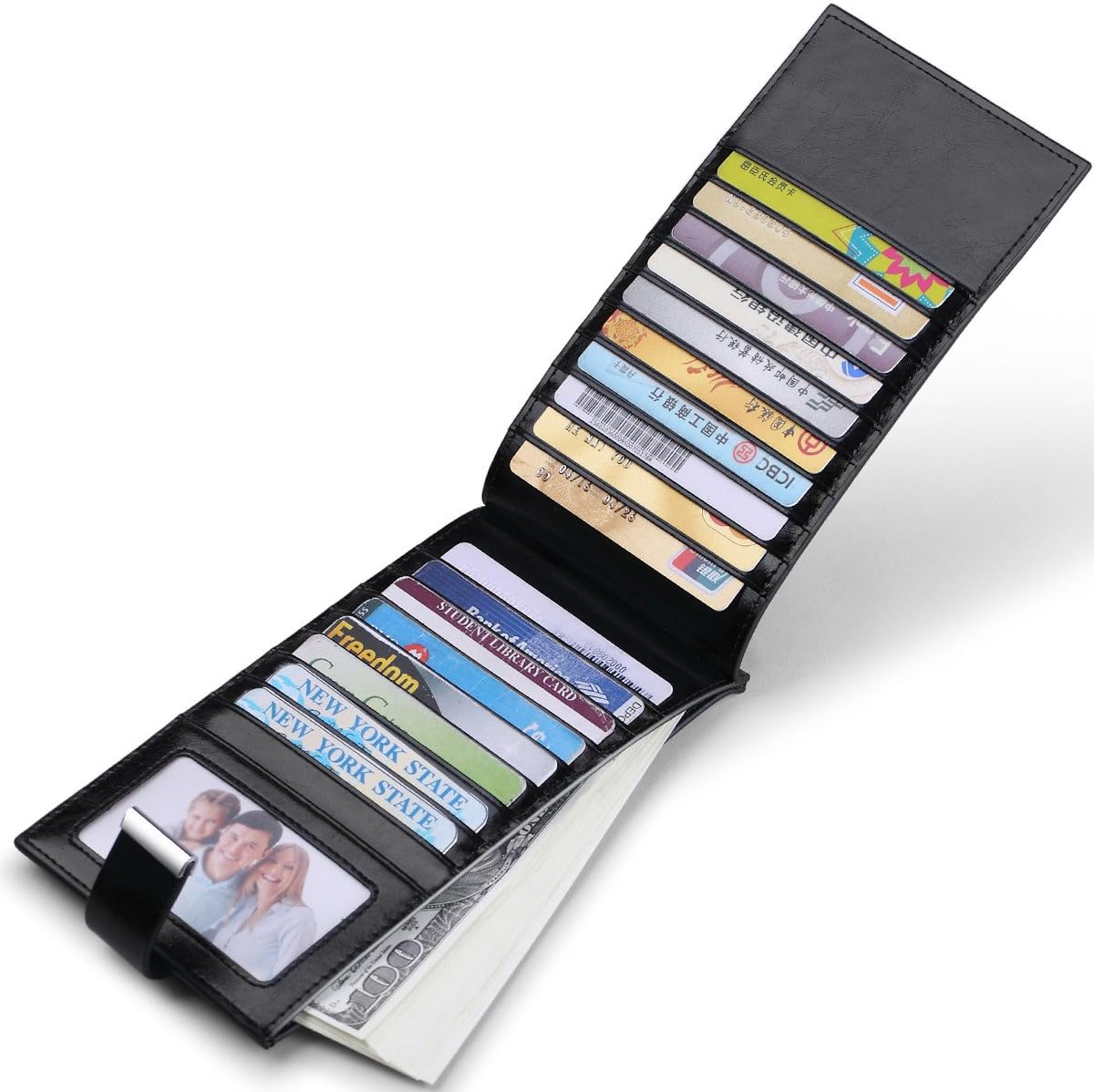 RFID Wallet Women Large Size Bifold Multi Card Wallet Case with Zipper Pocke Credit Card Holder for Women | Credit Card Holder