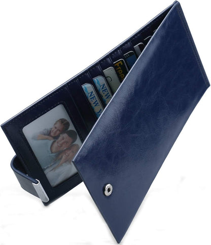 RFID Wallet Women Large Size Bifold Multi Card Wallet Case with Zipper Pocke Credit Card Holder for Women | Credit Card Holder