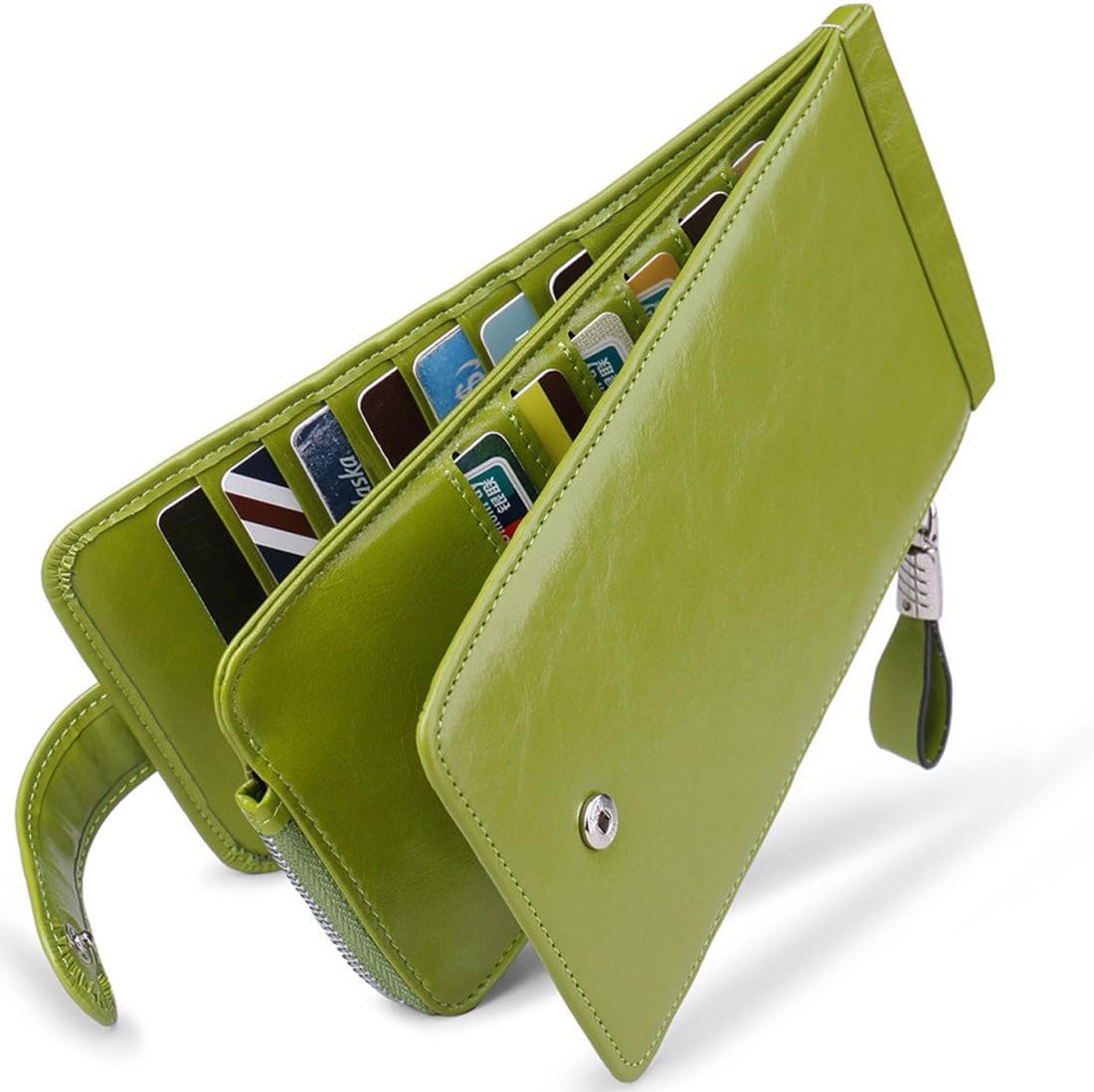 RFID Wallet Women Large Size Bifold Multi Card Wallet Case with Zipper Pocke Credit Card Holder for Women | Credit Card Holder