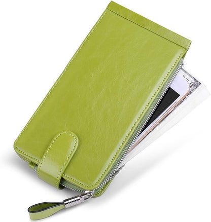 RFID Wallet Women Large Size Bifold Multi Card Wallet Case with Zipper Pocke Credit Card Holder for Women | Credit Card Holder