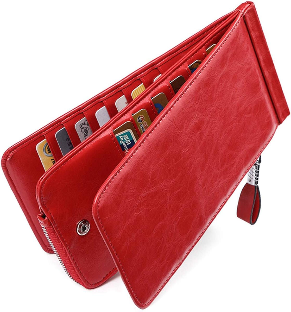 RFID Wallet Women Large Size Bifold Multi Card Wallet Case with Zipper Pocke Credit Card Holder for Women | Credit Card Holder