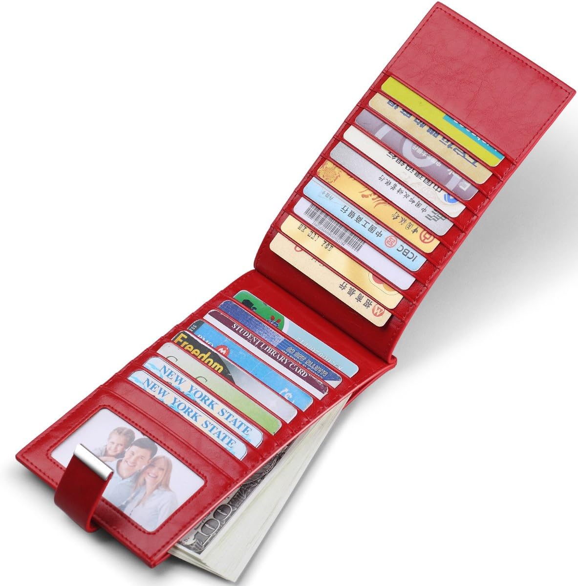 RFID Wallet Women Large Size Bifold Multi Card Wallet Case with Zipper Pocke Credit Card Holder for Women | Credit Card Holder