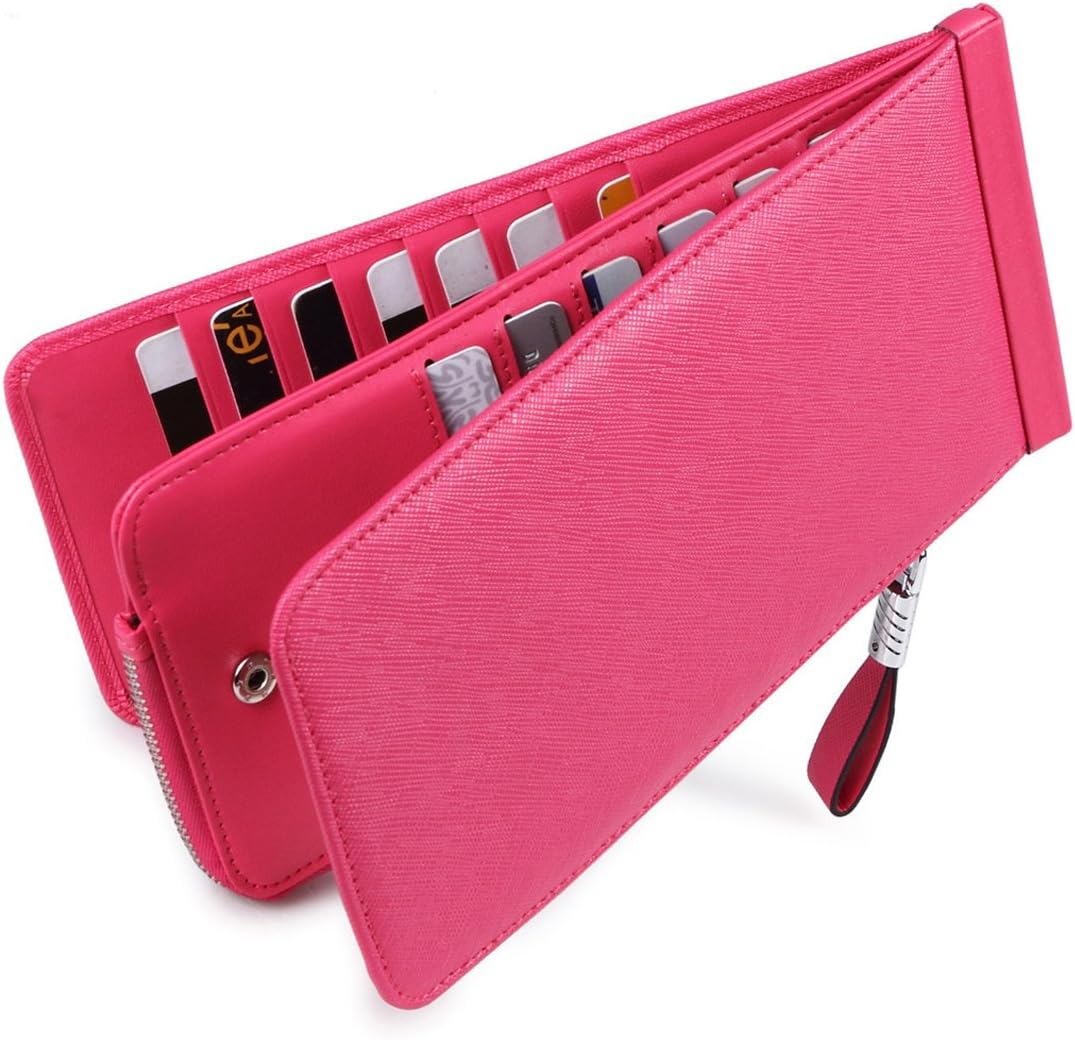 RFID Wallet Women Large Size Bifold Multi Card Wallet Case with Zipper Pocke Credit Card Holder for Women | Credit Card Holder