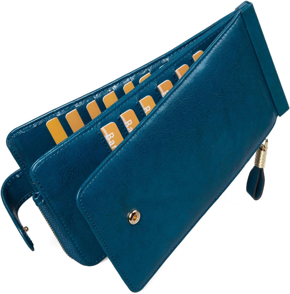 RFID Wallet Women Large Size Bifold Multi Card Wallet Case with Zipper Pocke Credit Card Holder for Women | Credit Card Holder
