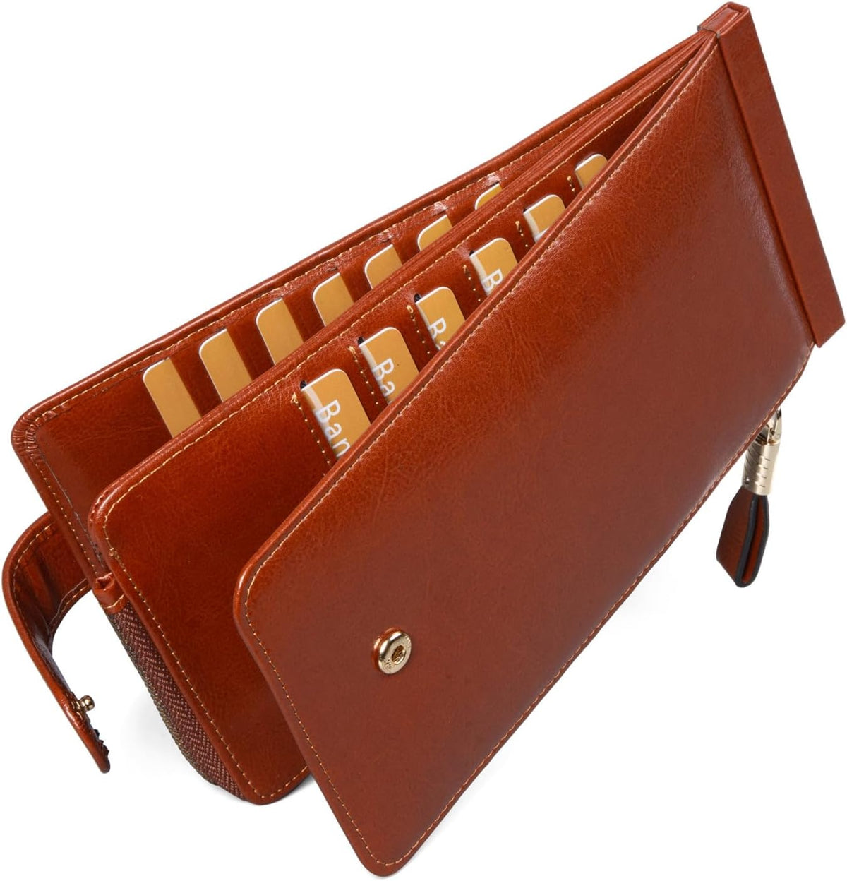 RFID Wallet Women Large Size Bifold Multi Card Wallet Case with Zipper Pocke Credit Card Holder for Women | Credit Card Holder