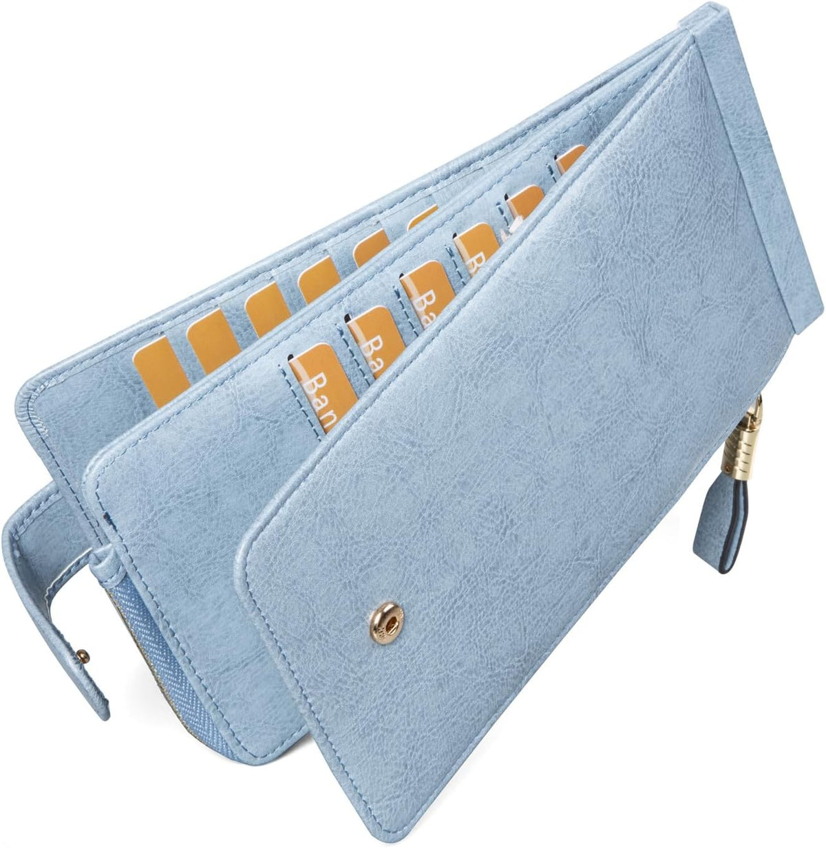 RFID Wallet Women Large Size Bifold Multi Card Wallet Case with Zipper Pocke Credit Card Holder for Women | Credit Card Holder