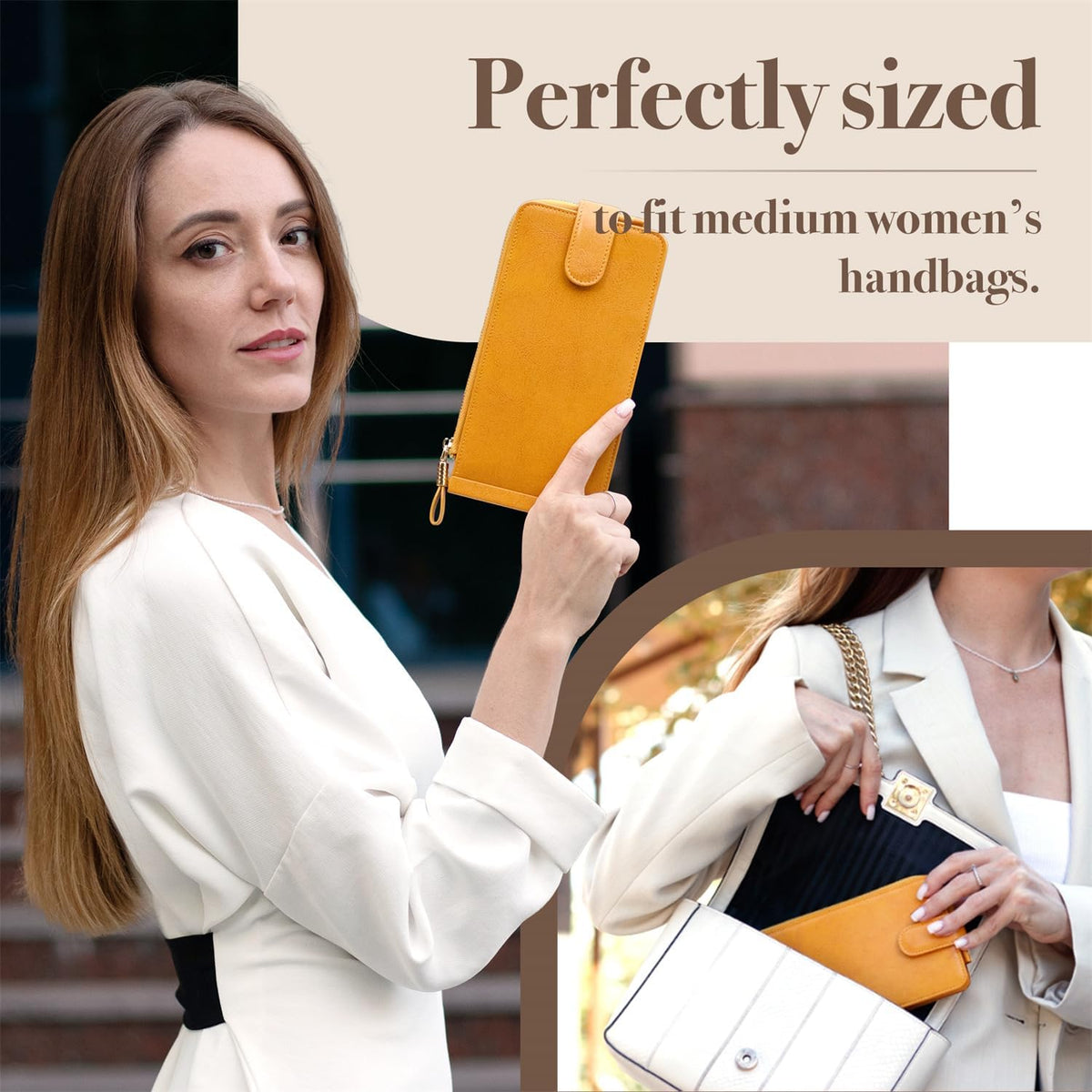 RFID Wallet Women Large Size Bifold Multi Card Wallet Case with Zipper Pocke Credit Card Holder for Women | Credit Card Holder