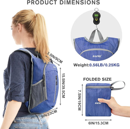 10L Hiking Backpack Small Travel Hiking Daypack Lightweight Packable Backpack Casual Foldable Shoulder Bag | Lightweight Packable Daypack, Casual Foldable Shoulder Bag