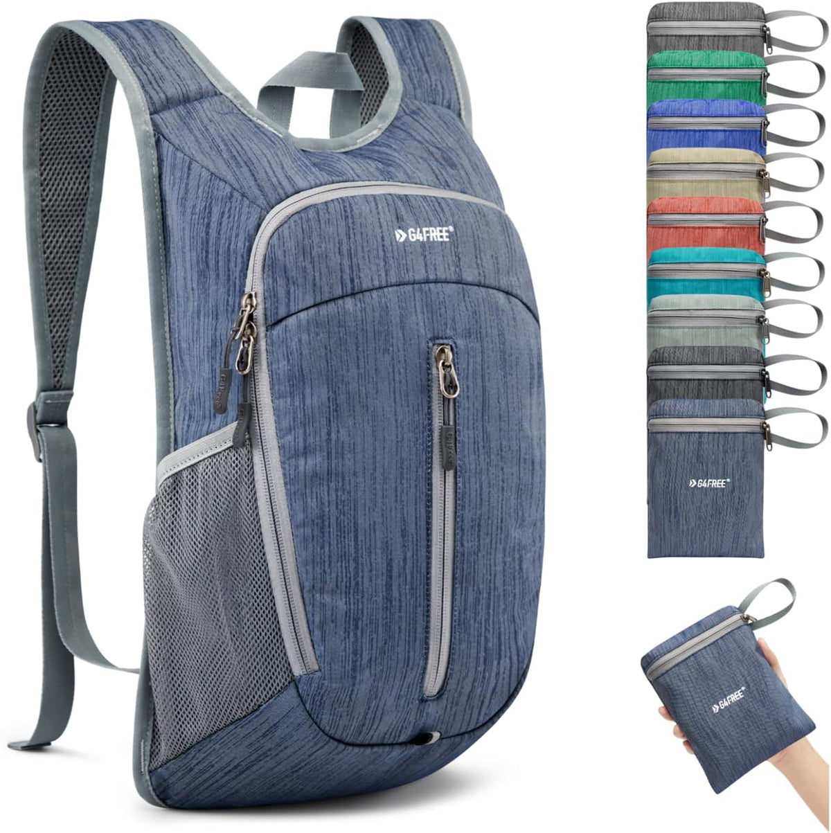10L Hiking Backpack Small Travel Hiking Daypack Lightweight Packable Backpack Casual Foldable Shoulder Bag | Lightweight Packable Daypack, Casual Foldable Shoulder Bag